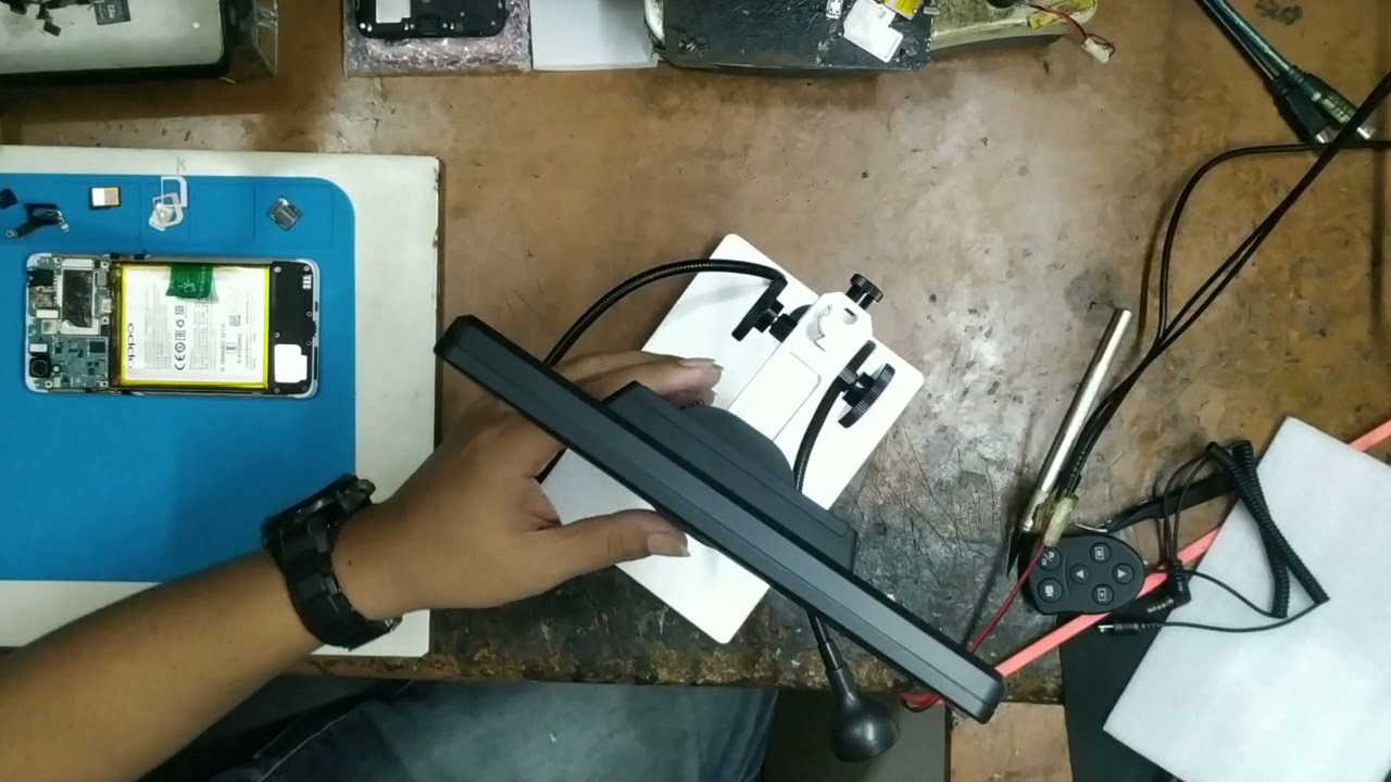 Unboxing microscope Digital model DM9 12mp HD 7Inch