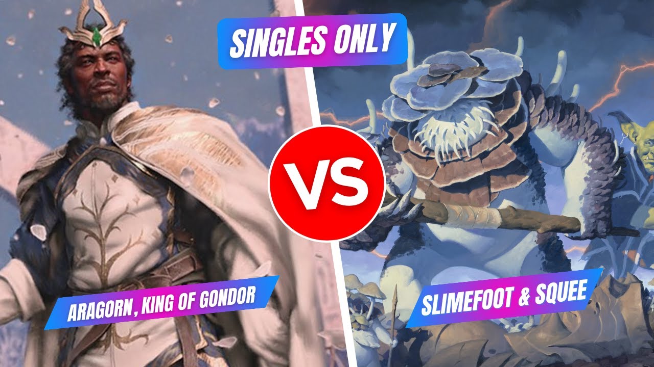 Singles Only | META BEATDOWN | Aragorn vs Slimefoot & Squee | Duel Commander