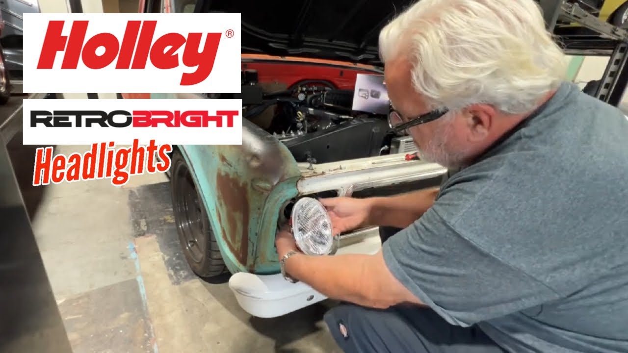Holley Retrobright LED Headlights - 1967 C10 GETS LIT!
