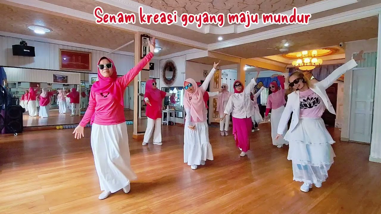 Senam kreasi goyang maju mundur. Koreo by Lina she