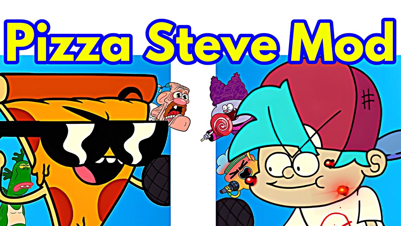 Friday Night Funkin' Vs Pizza Steve | Uncle Grandpa (FNF/Mod/Gameplay + Cover)