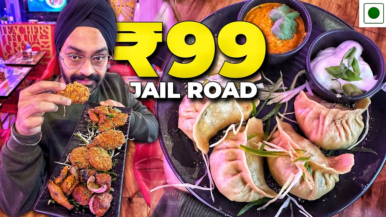 Delhi Jail Road Best Budget Food Under ₹99/-