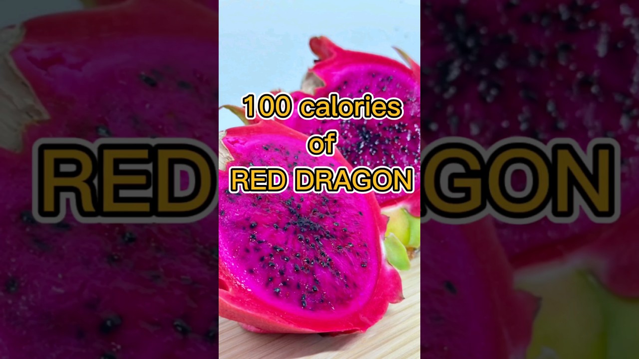 100 calories of RED DRAGON! #calories #fruit #healthy