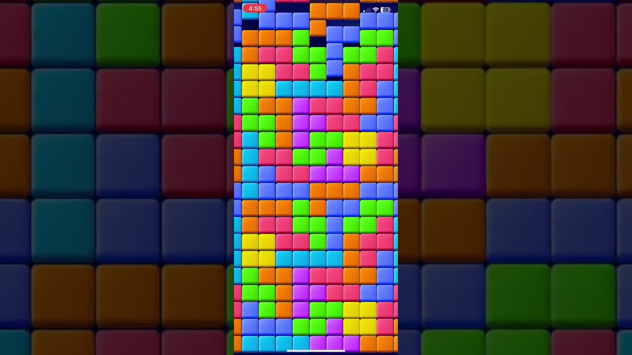 Trying out Tetris Mobile for the first time.