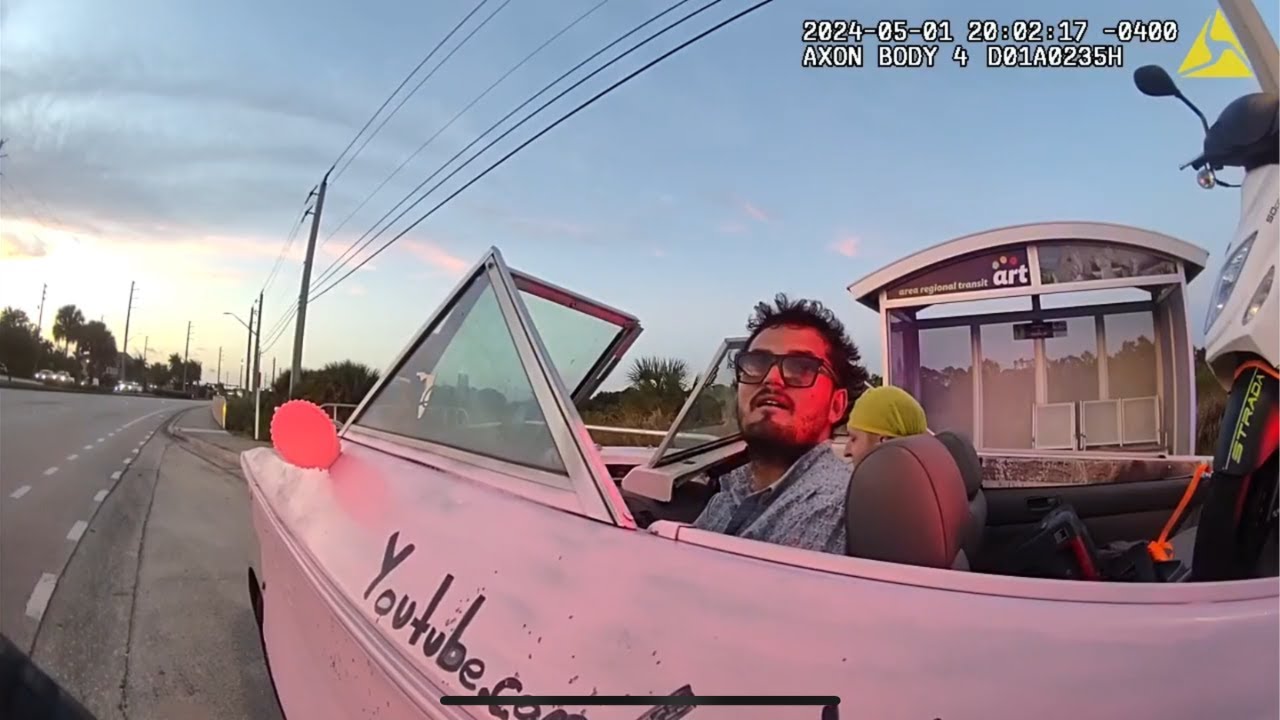 Police Illegally Detain Florida Man Driving Boat On Road Full Body Cam