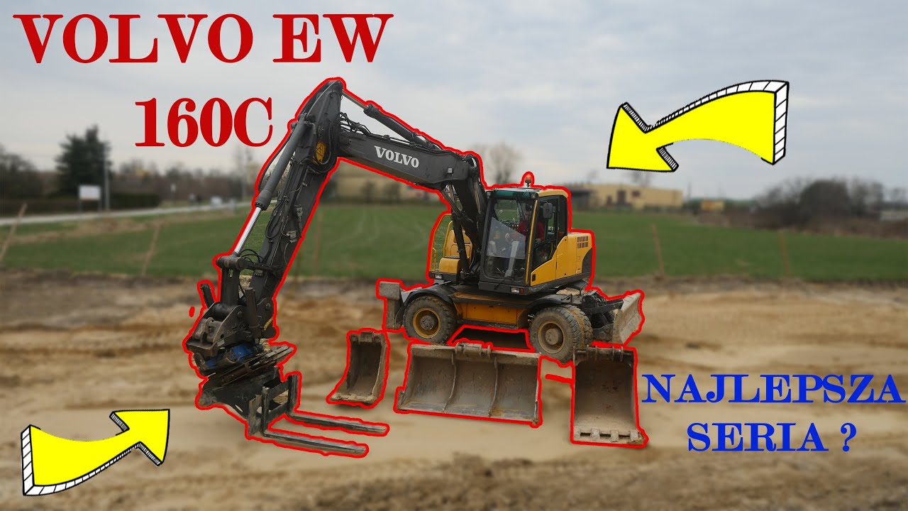 NAJLEPSZA SERIA VOLVO ? PREZENTACJA KOPARKI VOLVO EW 160 C TILTROTATOR !!!