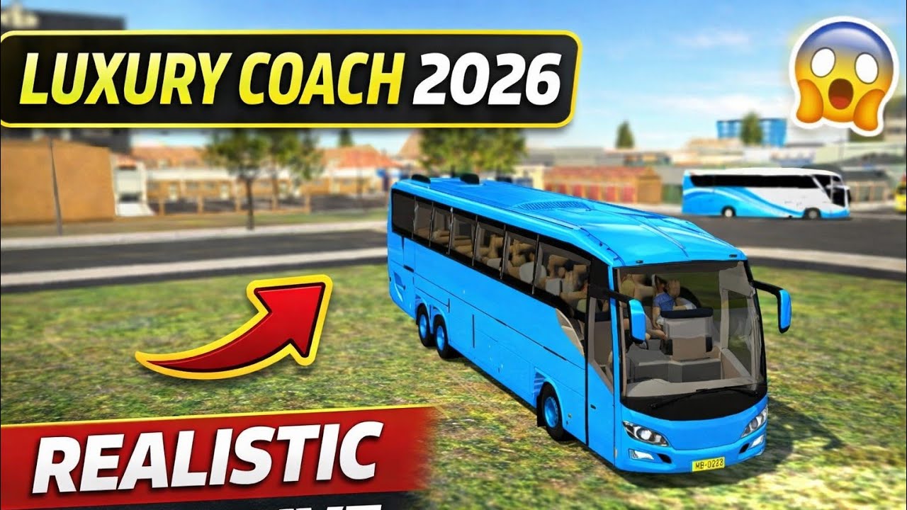 🔥Bus simulator indonesia l🎮 new bus simulator indonesia ll euro coach bus 