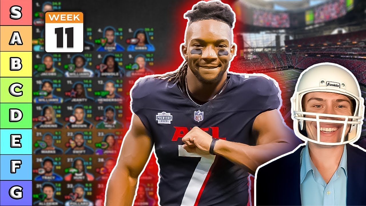 Top 40 Running Back Rankings & Tiers - Week 11 Fantasy Football