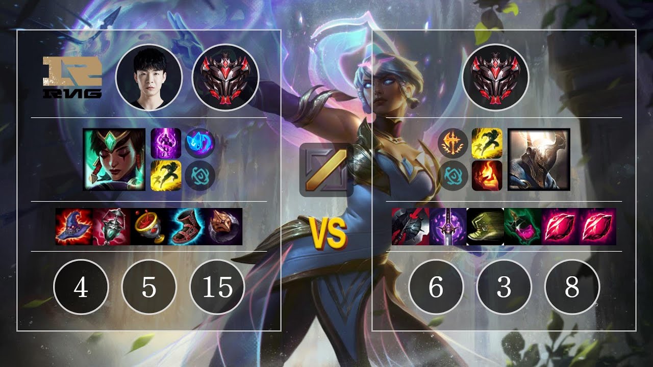 RNG Langx Karma vs Pantheon Mid - KR Patch 10.12