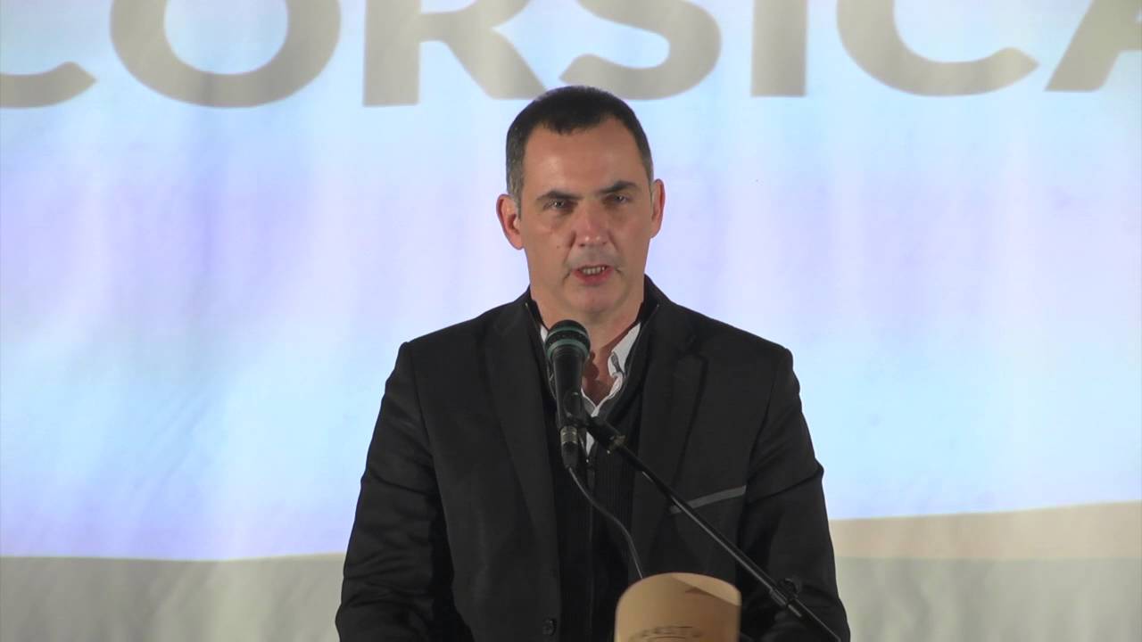 Discours Gilles Simeoni Meeting Pè a Corsica in Bastia