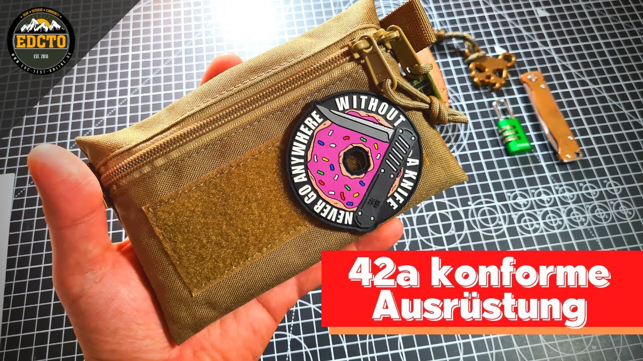 F&uuml;hrverbot Messer | 42a konformer EDC Organizer | EDC Ausr&uuml;stung | Eure Meinung?