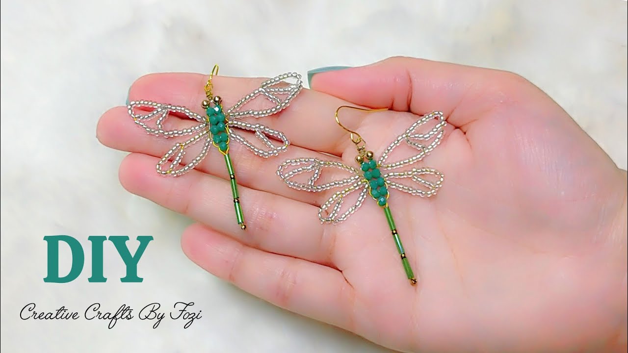 How to Make Expensive-Looking Dragonfly Earrings! 💎 DIY Jewelry Tutorial