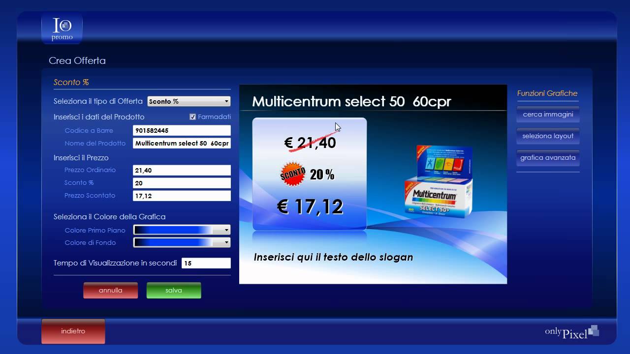 VideoComunicazione Farmacia Io Promo - Video 1: Creazione Semplice di una Slide