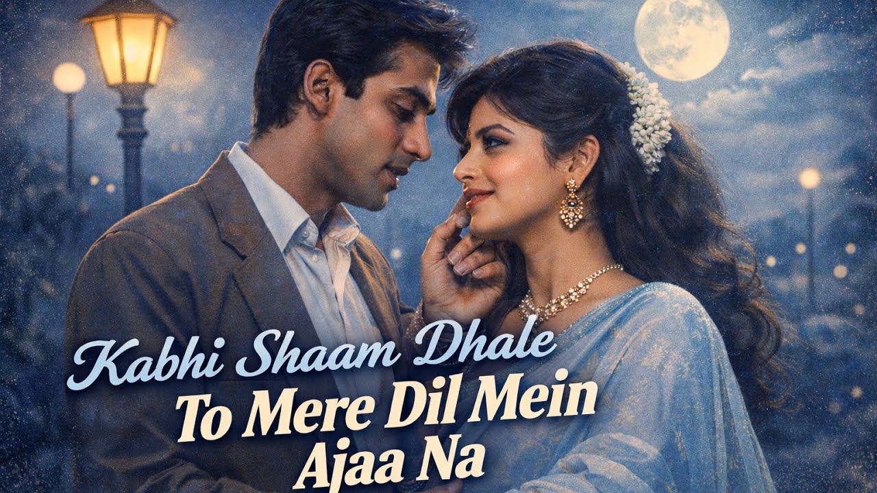 Kabhi Shaam Dhale To Mere Dil Mein Aa Jaana | Retro Romantic Love Song | Classic Filmi Era