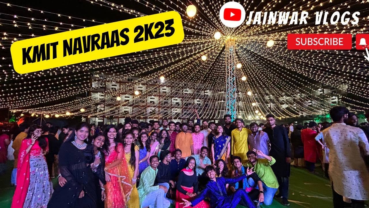KMIT NAVRAAS 2K23 || DANDIYA NIGHT KMITIANS || JAINWAR VLOGS || SHUBHAM JAINWAR ||