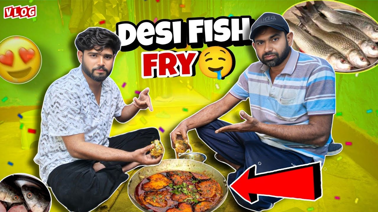 Special Desi 🐠 Fish Curry 🤤||Maja Aagaya Khaa ka😍