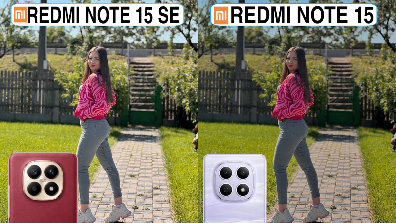 Сравнение камер Redmi Note 15 SE Special Edition 5G и Redmi Note 15 5G.