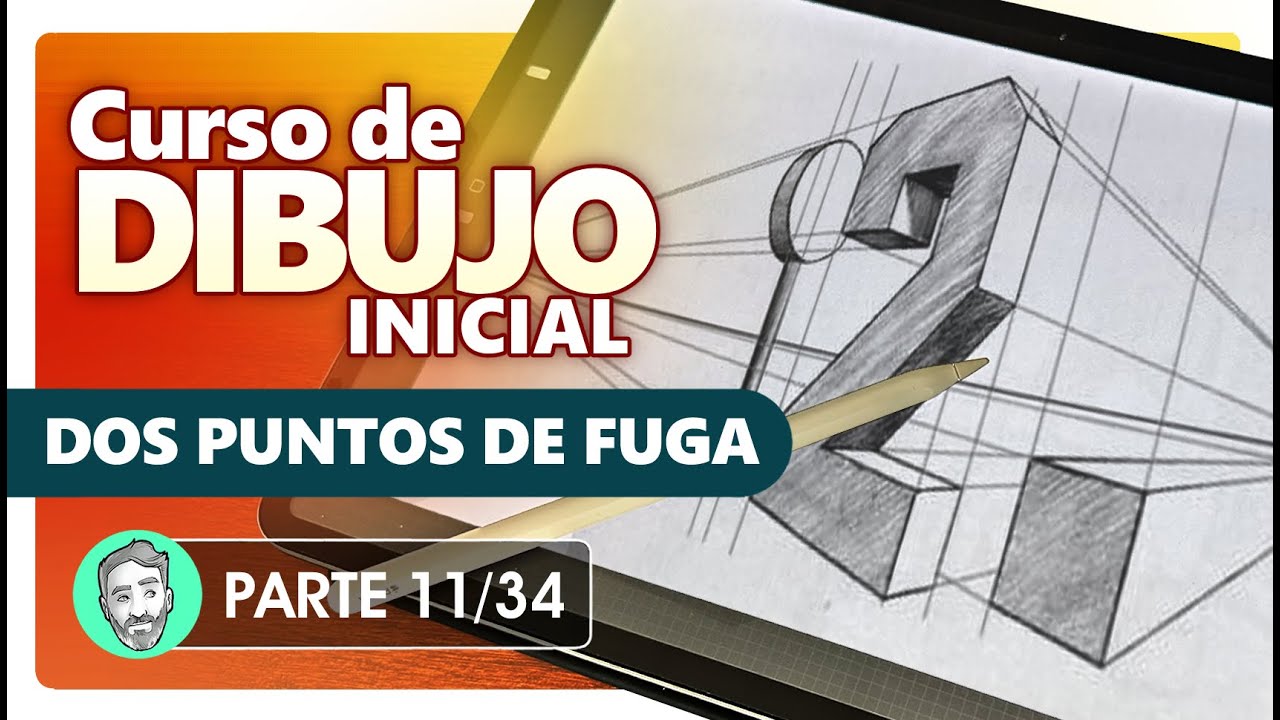 Curso de Dibujo Inicial | 11. Perspectiva 2 puntos de fuga