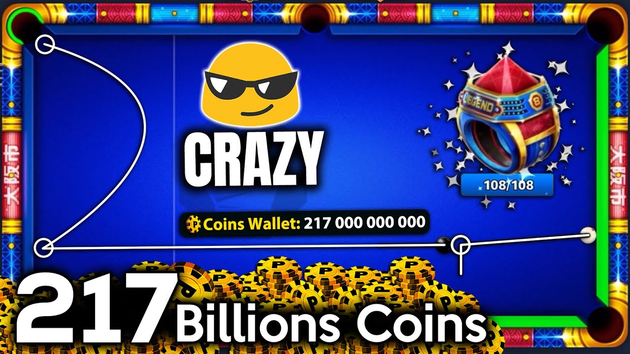 OMG! Level 999 in My League 😱 217B Coins + Osaka 200M 5th Ring | Unbelievable Trickshots - 8ballpool