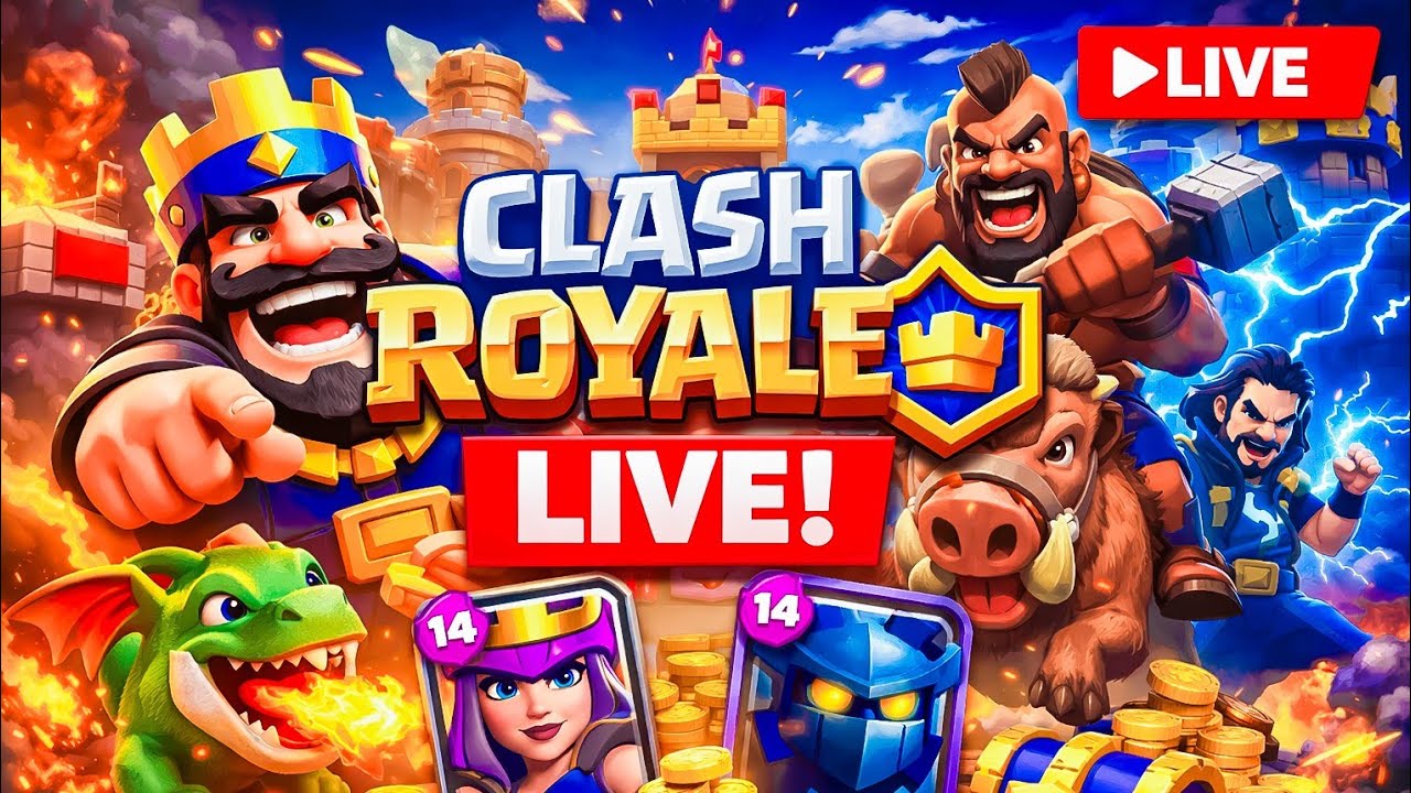 ⚡ Clash Royale Live | OP Decks + Intense Battles | 100% Real Gameplay
