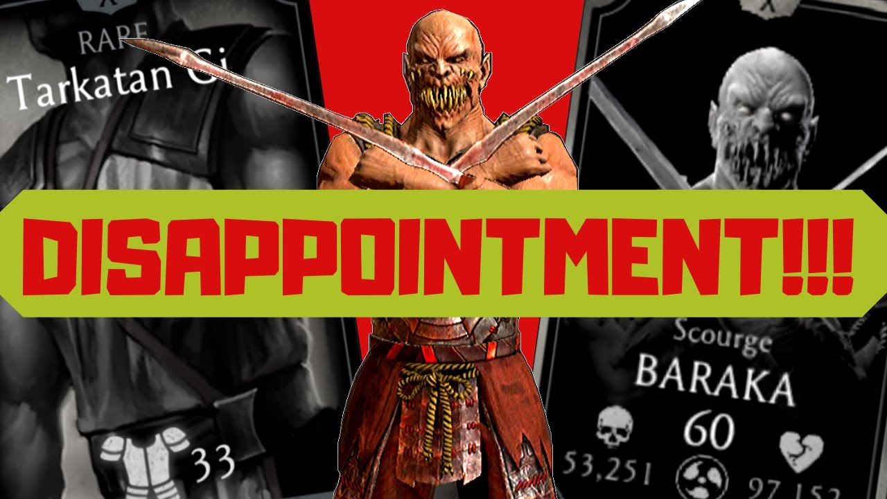 MK Mobile: Scourge Baraka Review! Worst Challenge Character?