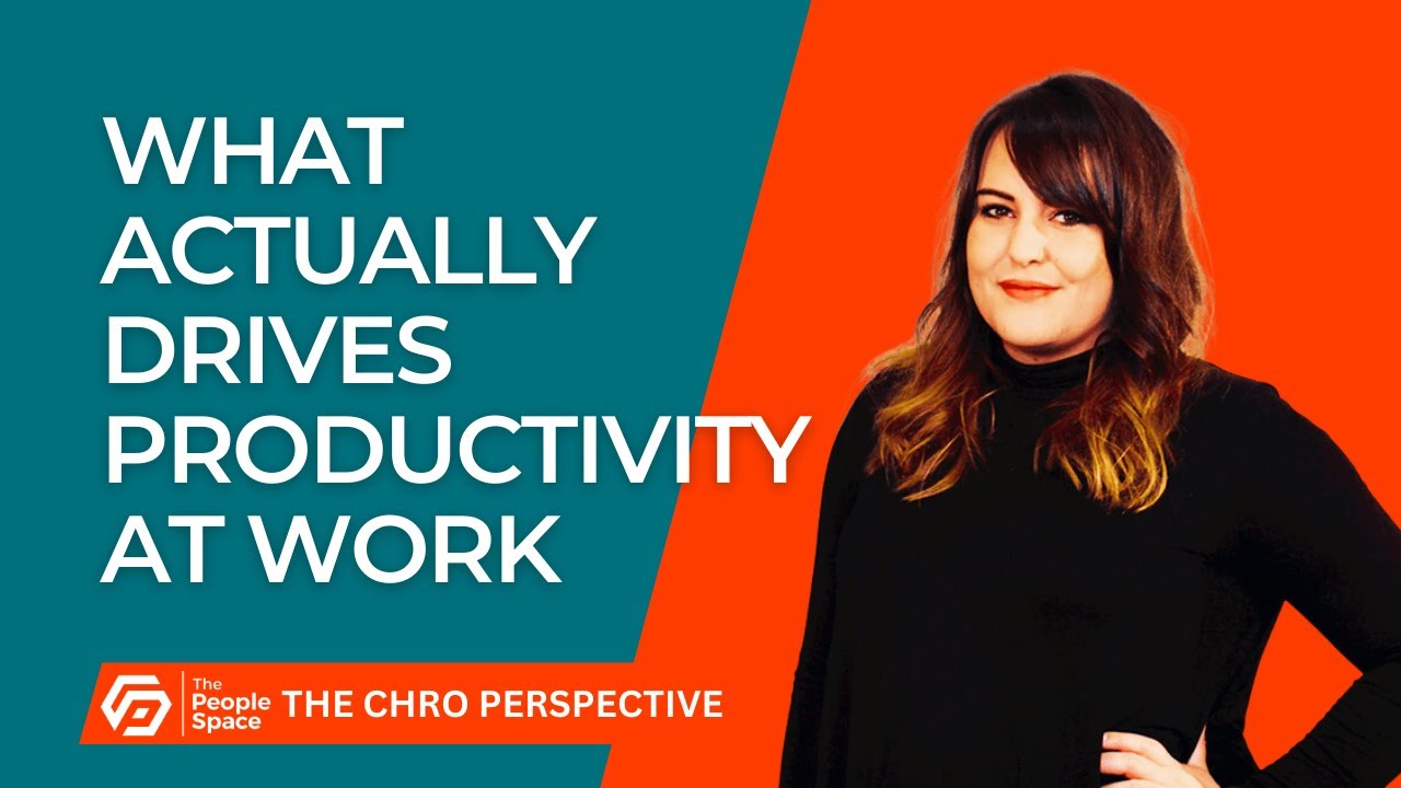 What actually drives productivity at work