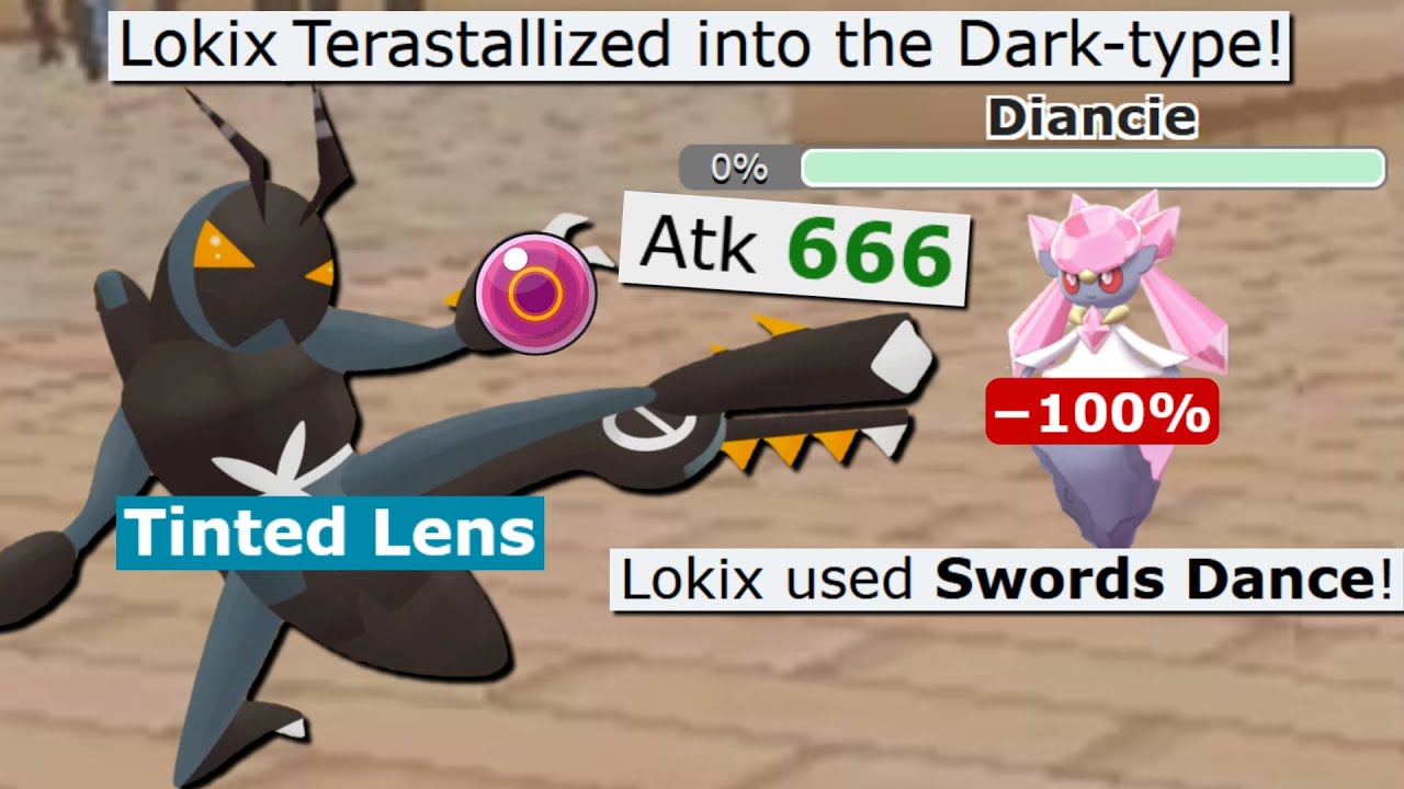 TERA DARK TRAILBLAZE TINTED LENS LOKIX DESTROYS POKEMON SCARLET AND VIOLET PLAYERS!