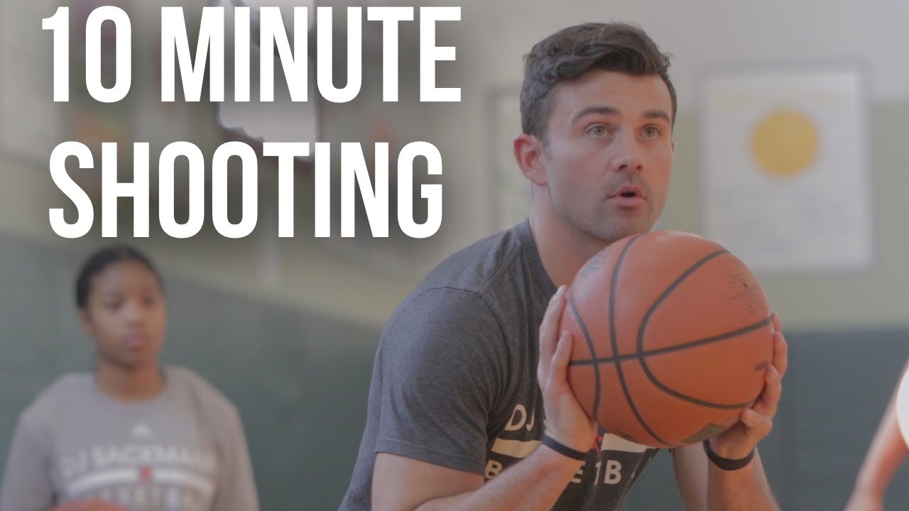 10 minutes of Shooting Drills with DJ Sackmann - HoopStudy Basketball