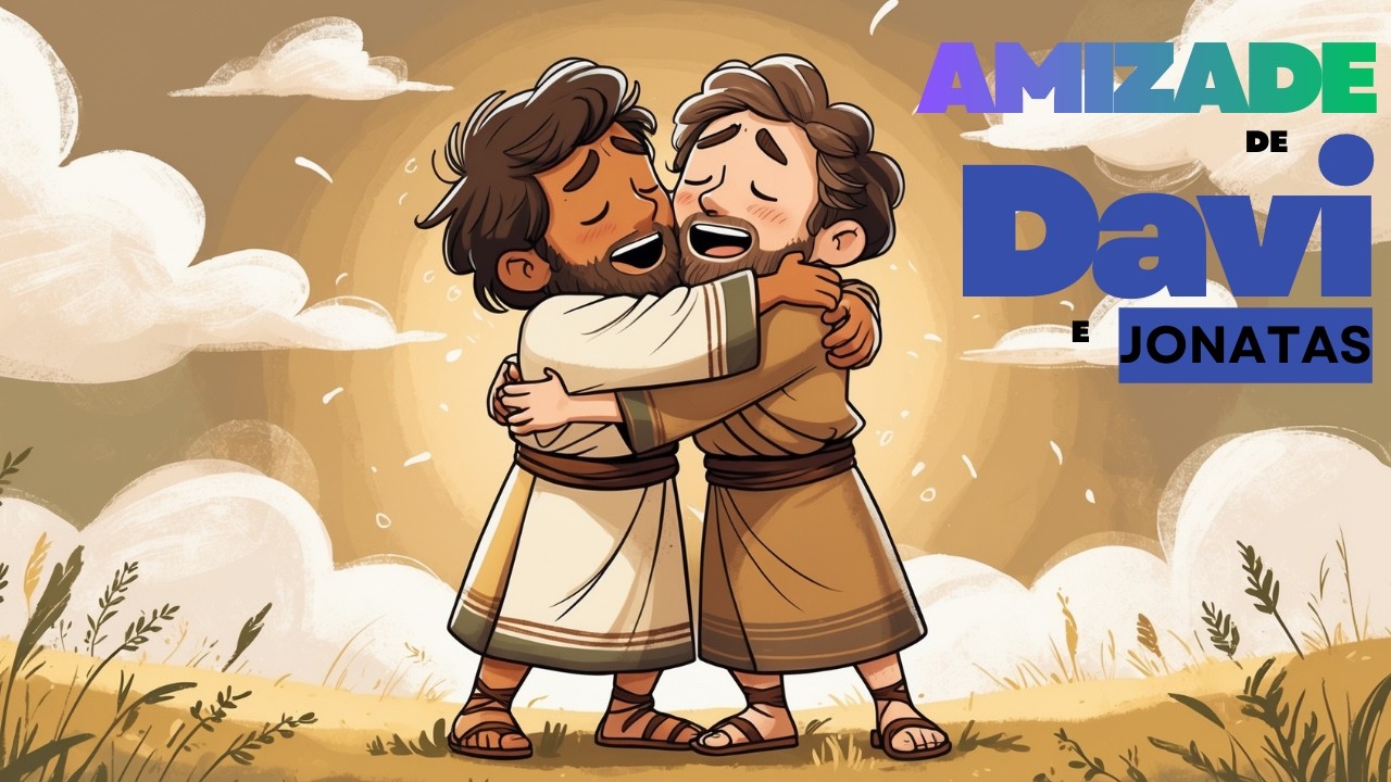 DAVI E JÔNATAS: AMIGOS PARA SEMPRE! | História Bíblica Infantil