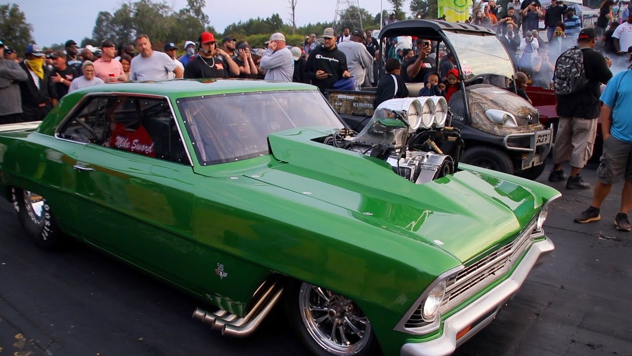 SOME OF THESE NITROUS CARS AND FORCED INDUCTION CARS WERE GETTING CRAZY AT THIS DRAG RACING EVENT!