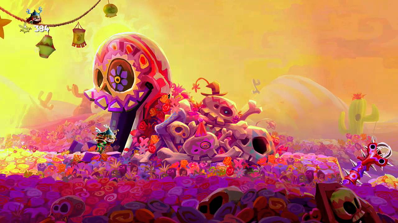 Rayman Legends - Gitarrero Wirbel (Music Level 3) [Xbox One Gameplay]