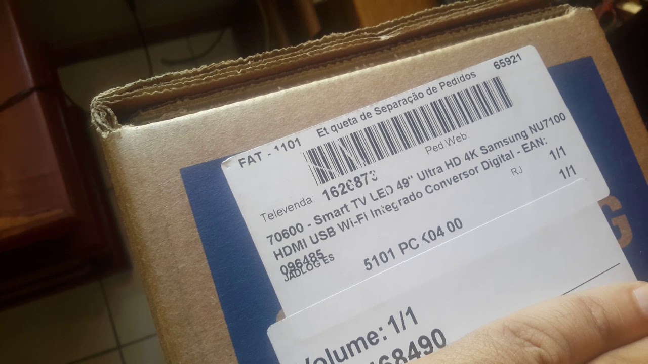 Minha experi&ecirc;ncia com a mega mamute. Comprei uma TV 4k e olha o que veio