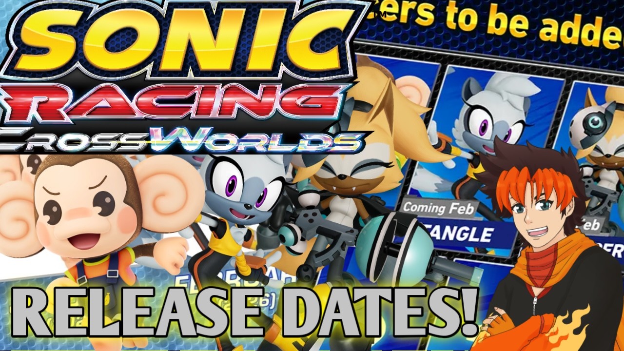 Sonic News: AiAi, Tangle, and Whisper Gets Official Release Dates for Sonic Racing CrossWorlds!