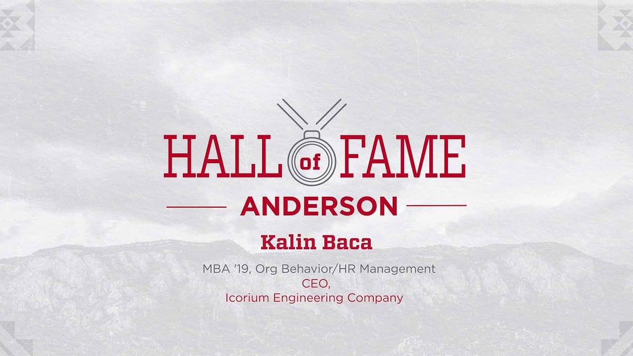 37th Annual Anderson Hall of Fame - Kalin Baca