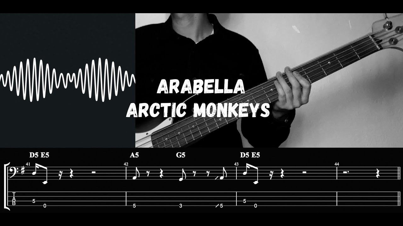 Arabella | Arctic Monkeys | Bass Cover (With Tabs)