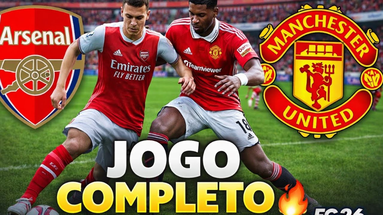 Arsenal x Manchester United | JOGO COMPLETO | Premier League FC 26