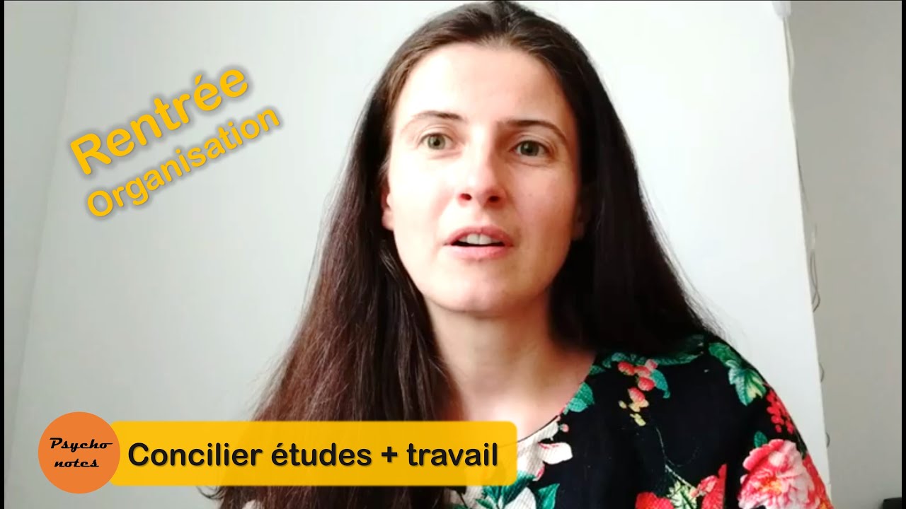 RENTRÉE en Licence 3 : Comment je m'organise pour concilier études et travail [Back to school]
