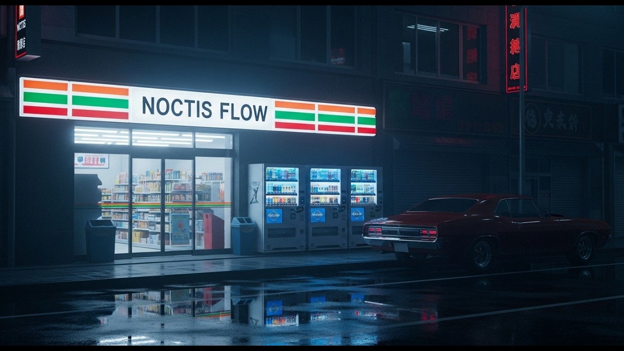 New York After Midnight 🌙 Lofi Sleep Mix with Rain Ambience For Relaxing By Noctis Flow