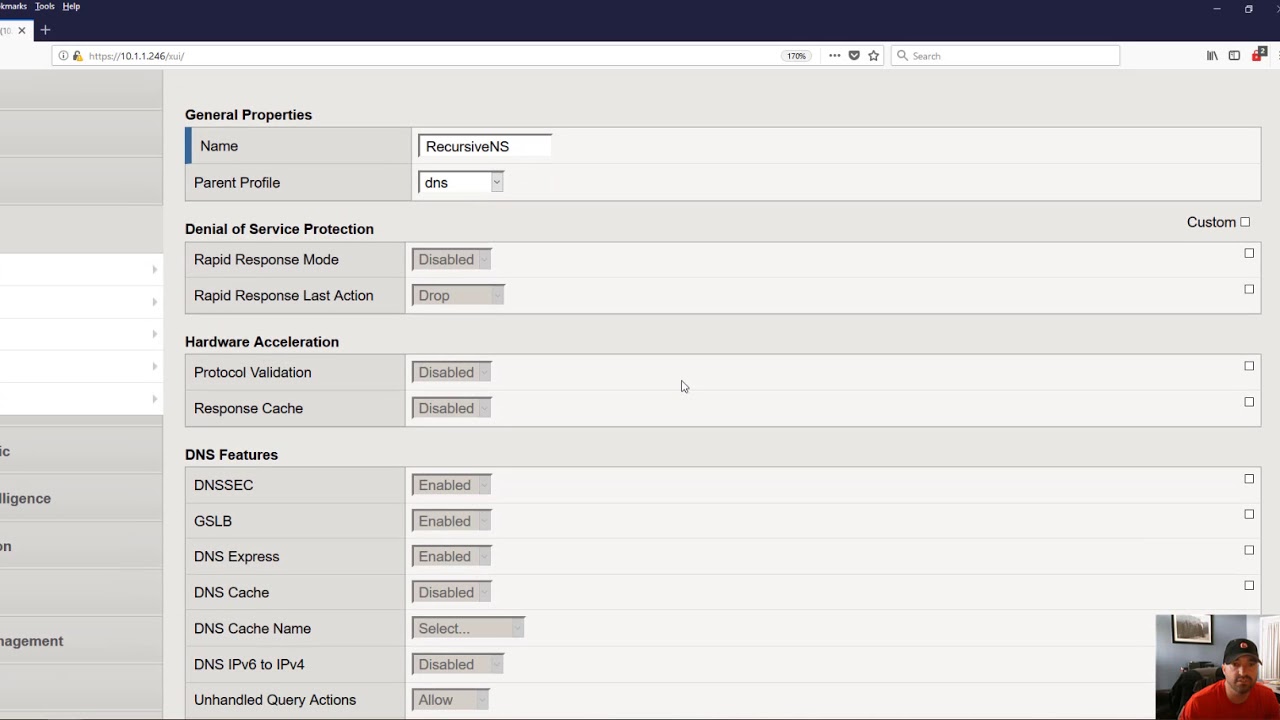 Configuring the F5 BIG-IP as a Recursive DNS Server
