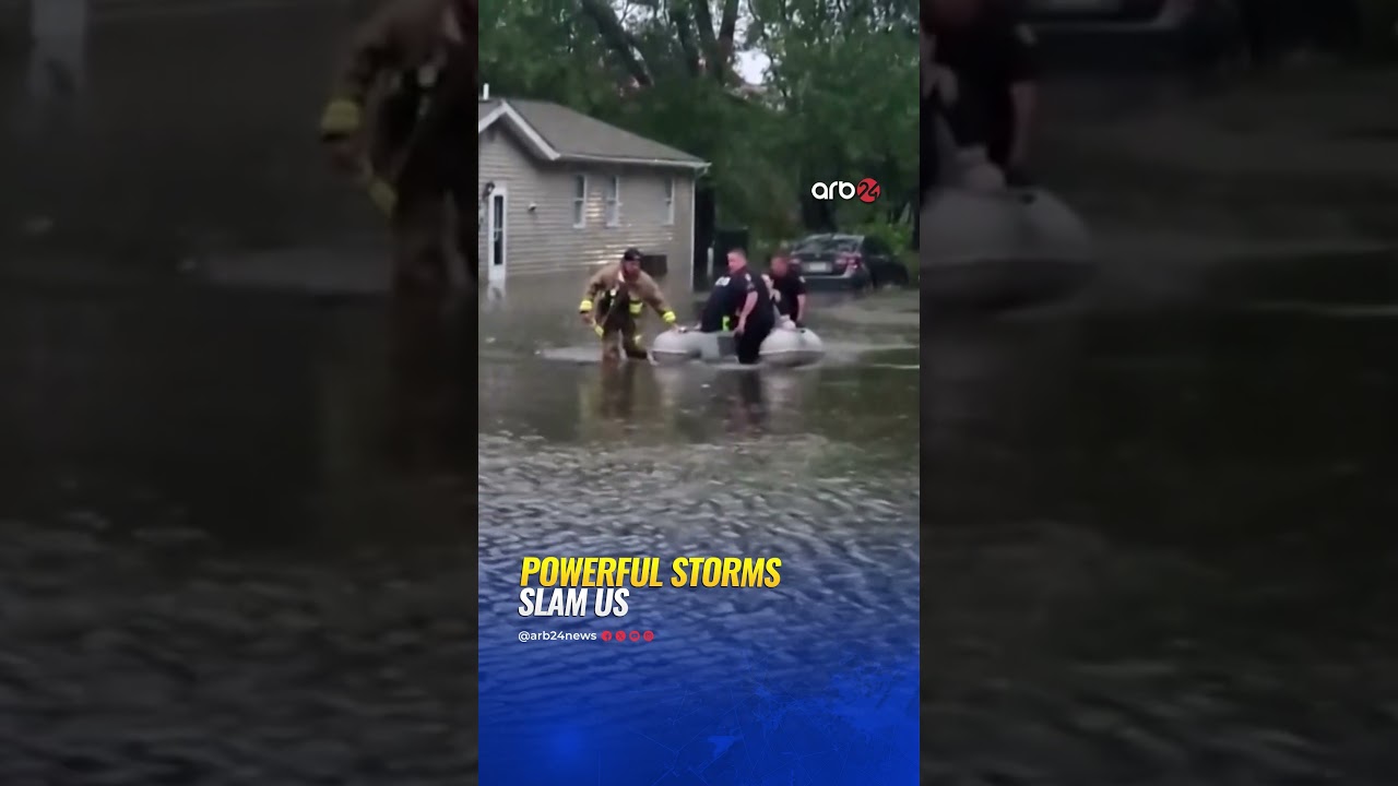 Powerful Storms Batter Pittsburgh, Ohio and Washington DC