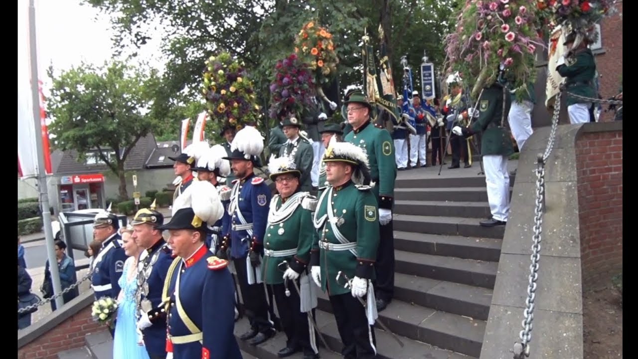 Schützenfest in Hemmerden 2019 Aufmarsch zur Serenade