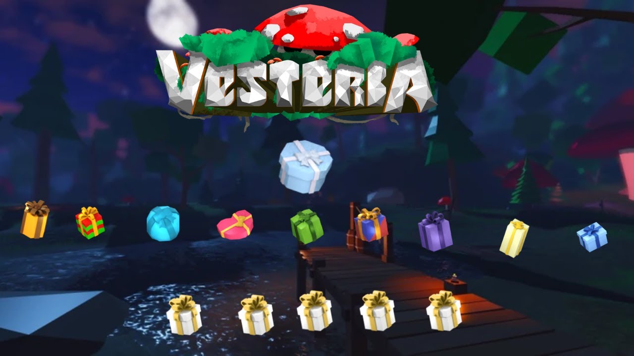 Рождественские подарки, открытие блестящих золотых подарков!!! | Vesteria