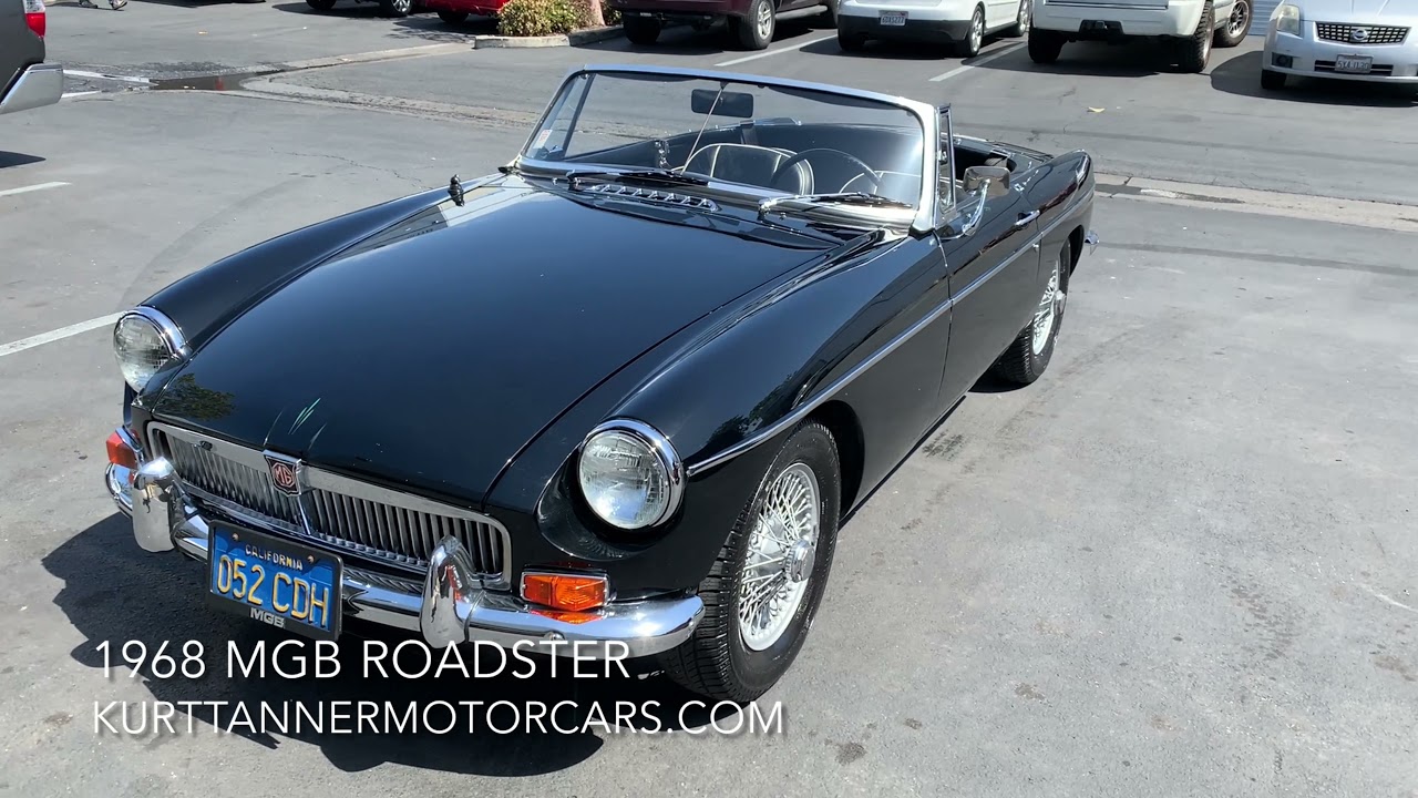 1968 MGB ROADSTER. MK2. TRIPLE BLACK.