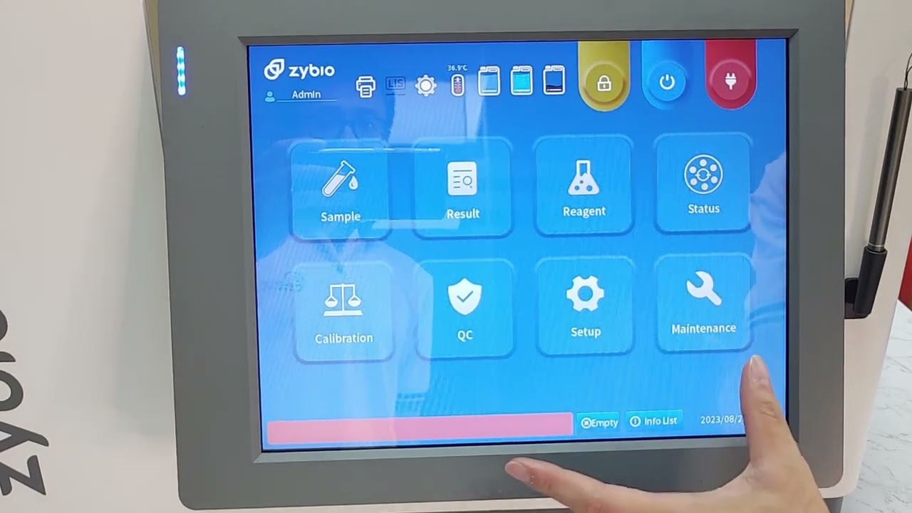 Hướng dẫn thao tác cơ bản trên Máy xét nghiệm sinh hóa tự động Zybio EXC200 (P1) | Đất Việt Medical