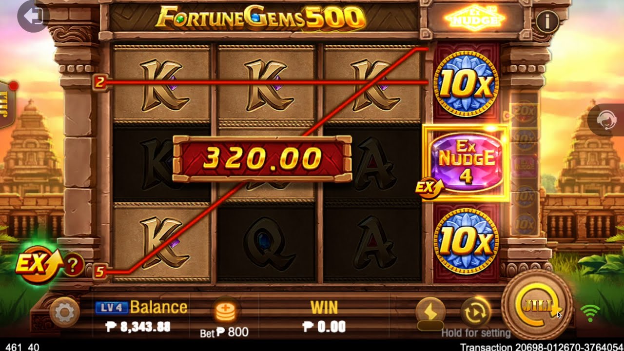 Игровой процесс Fortune Gems Nudge