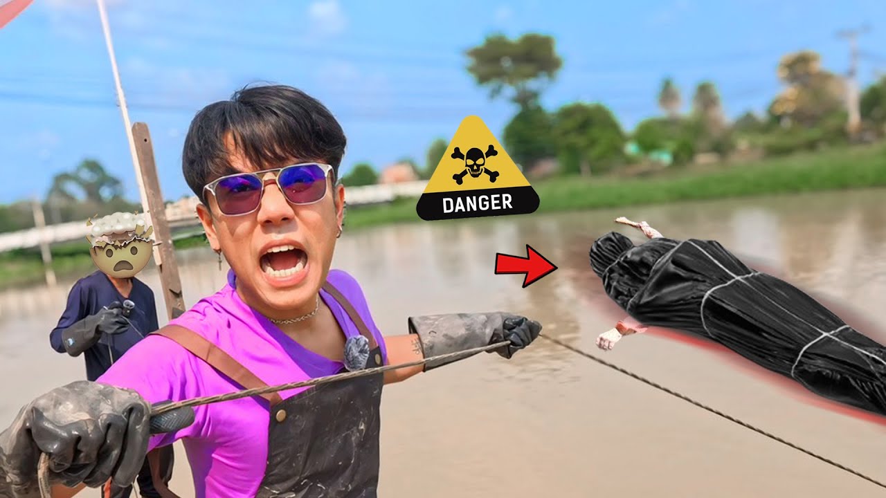 พบกระดูกมนุษย์..!? แจ้งตำรวจดีไหม | แม่เหล็กแรงสูง หาสมบัติใต้น้ำ