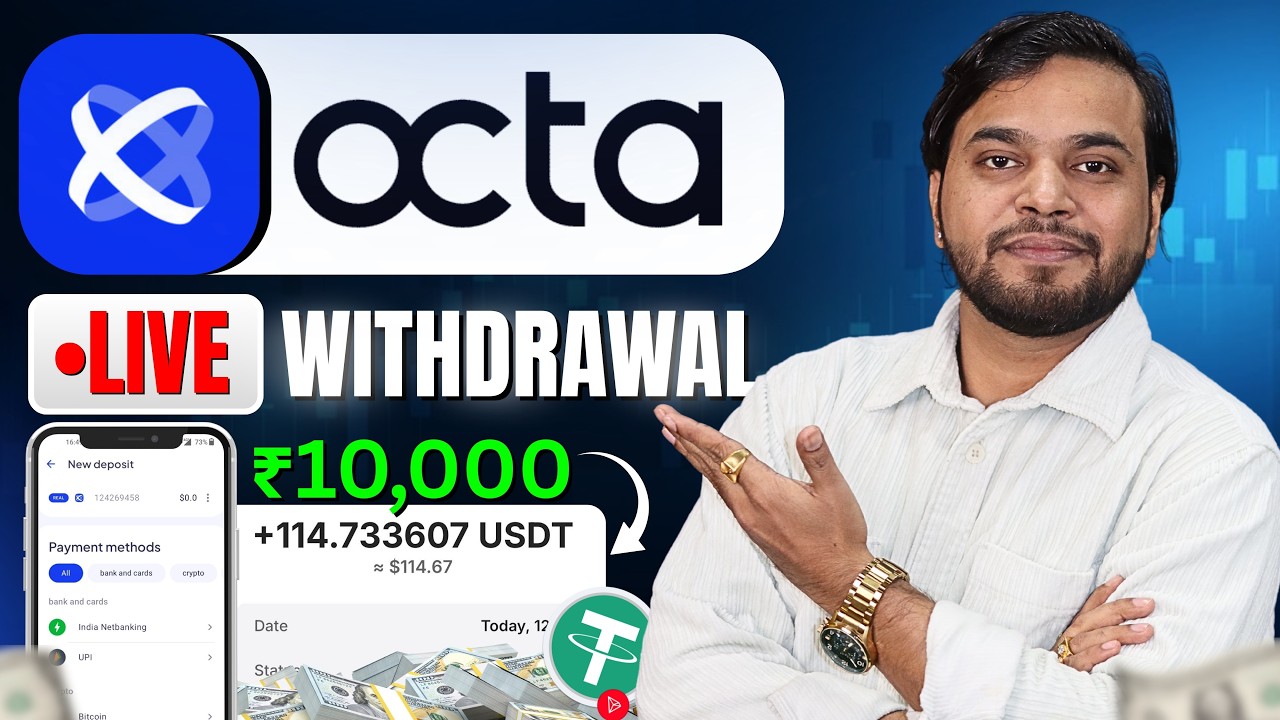 Octa Me Money Withdrawal Kaise Kare | How To Withdraw From Octa To Crypto | #Octa Withdrawal 2026