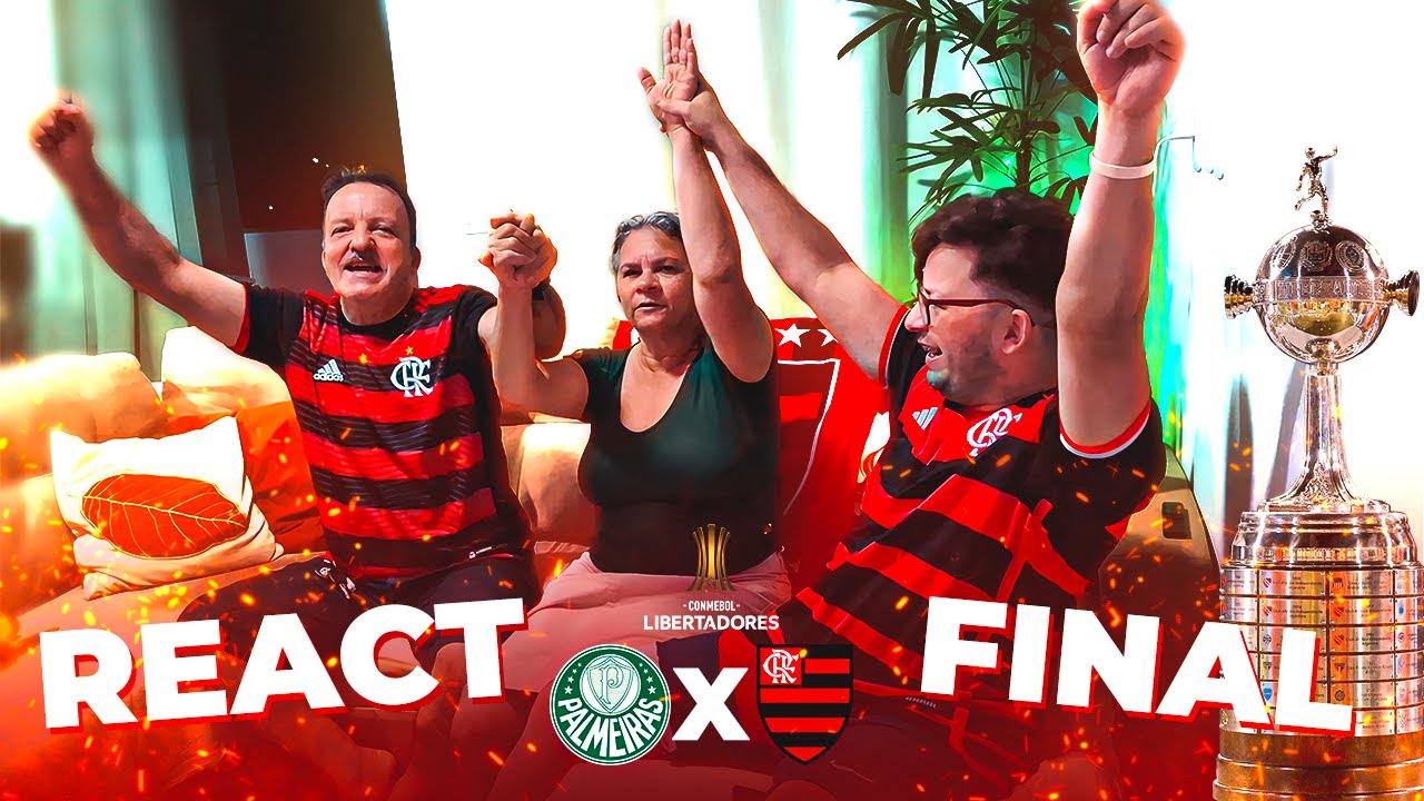 A VINGANÇA CHEGOU! REACT FLAMENGO x PALMEIRAS - FINAL DA LIBERTADORES 2025