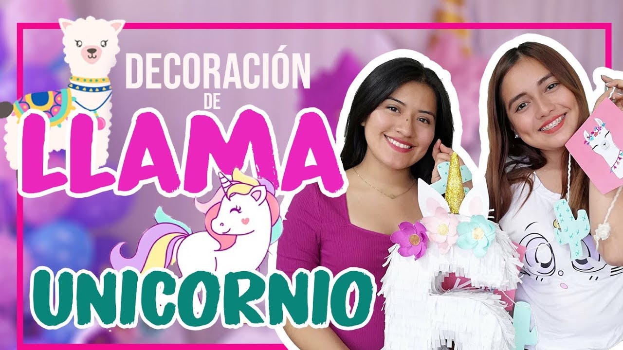 🌵¿DECORACIÓN DE UNICORNIO O LLAMA?  🦄  IDEA SUPER BARATA!