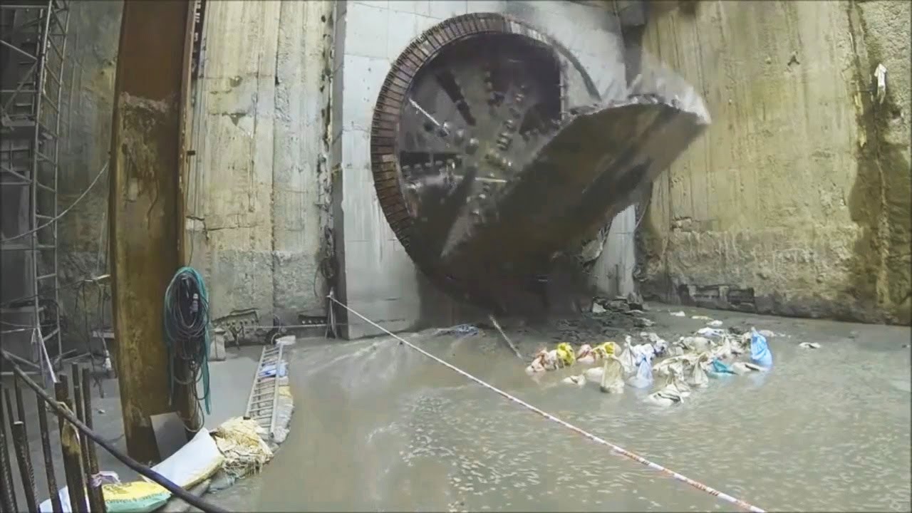 Amazing Giant Tunnel Boring Machines - Tunnel Making Machine Video - How A Tunnelling Machine Drills